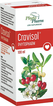 Cravisol płyndoust, płyn wspomagający prawidłową pracę serca, 100 ml