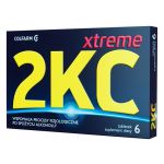 2 KC Xtreme tabletki ze składnikami wspomagającymi procesy fizjologiczne po spożyciu alkoholu, 6 szt.