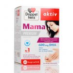 Doppelherz aktiv Mama PREMIUM kapsułki ze składnikami wspomagającymi prawidłowy przebieg ciąży i rozwój dziecka, 60 szt.