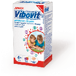 Vibovit Junior Witaminy + Żelazo tabletki do ssania z witaminami o smaku owoców leśnych, 30 szt.