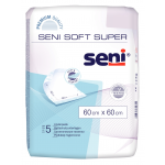 Seni Soft Super  podkłady higieniczne, 60 cm x 60 cm, 5 szt.