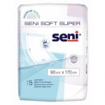 Seni Soft Super podkłady higieniczne, 90 cm x 170 cm, 5 szt.