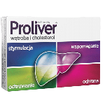 Proliver tabletki na wątrobę, prawidłowy poziom cholesterolu, 30 szt.