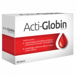 Acti-Globin tabletki ze składnikami uzupełniającymi dietę w żelazo i kwas foliowy, 30 szt.