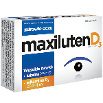 Maxiluten D3 tabletki ze składnikami wspierającymi zdrowie oczu i utrzymanie prawidłowej ostrości widzenia z witaminą D3,  30 szt.
