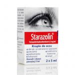 Starazolin 0,05% krople na obrzęk i przekrwienie spojówek, pieczenie oczu, 2 butelka x 5 ml