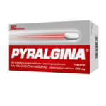 Pyralgina  tabletki na ból o dużym nasileniu i gorączkę, 50 szt.