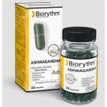 Biorythm Ashwagandha kapsułki o przedłużonym uwalnianiu ze składnikami wspierającymi odporność, 30 szt.