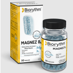 Biorythm Magnez B6 kapsułki o przedłużonym uwalnianiu ze składnikami uzupełniającymi dietę w magnez B6, 30 szt.
