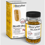 Biorythm Żelazo kapsułki o przedłużonym uwalnianiu ze składnikami uzupełniającymi dietę w żelazo, 30 szt.