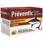 Preventic Edycja Specjalna kapsułki z olejem z wątroby rekina wspierające odporność, 60 szt.