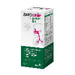 Zatogrip junior 6+ syrop ze składnikami wspierającymi odporność i układ oddechowy, o smaku malinowym, 120 ml