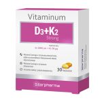 Vitaminum D3+K2 kapsułki z witaminami D3 i K2, 30 szt. 