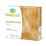 Naturell Witamina K2 MK-7 tabletki do ssania ze składnikami wspierającymi mocne kości, 60 szt.