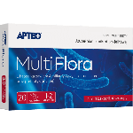 Multi Flora APTEO kapsułki ze składnikami uzupełniającymi mikroflorę jelitową, 20 szt.