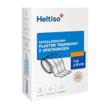 Heltiso plaster tkaninowy z opatrunkiem, 1 m x 6 cm, 1 szt.