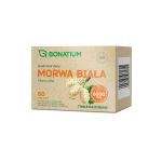 Bonatium Morwa biała tabletki ze składnikami wspomagającymi utrzymanie prawidłowego metabolizmu węglowodanów, 20 szt. po 2 g