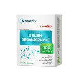 Novativ Selen Organiczny + E tabletki zawierające selen oraz witaminę E, 100 szt