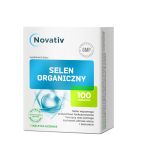 Novativ Selen Organiczny tabletki ze składnikami wspomagającymi prawidłowe funkcjonowanie tarczycy, 100 szt.