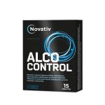 Novativ Alco Control tabletki ze składnikami wspomagającymi łagodzenie skutków spożycia alkoholu, 15 szt.