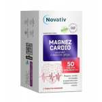 Novativ Magnez Cardio tabletki ze składnikami wspomagającymi pracę serca i układu krwionośnego, 50 szt.