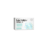 Lactobiv Entero IB kapsułki ze składnikami wspomagającymi uzupełnienie codziennej diety o szczepy bakterii probiotycznych, 20 szt.