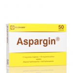 Aspargin tabletki na niedobór magnezu i potasu, 50 szt.