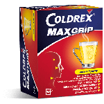 Coldrex MaxGrip proszek na objawy przeziębienia i grypy o smaku cytrynowym, 10 sasz.