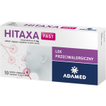 Hitaxa fast tabletki łagodzące objawy alergii, 10 szt.