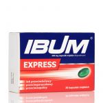 Ibum Express kapsułki na bóle różnego nasilenia o charakterze słabym lub umiarkowanym, 36 szt.