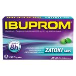 Ibuprom Zatoki Tabs tabletki przeciwbólowe, przeciwzapalne, przeciwgorączkowe, 24 szt.