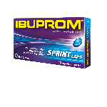 Ibuprom Sprint Caps kapsułki przeciwbólowe, przeciwgorączkowe i przeciwzapalne, 10 szt.
