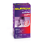 Ibuprom dla Dzieci Forte zawiesina na gorączkę o smaku truskawkowym, butelka 100 ml