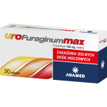 Urofuraginum Max  tabletki na zakażenie dolnych dróg moczowych, 30 szt.