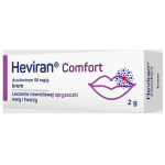 Heviran Comfort krem wspomagający leczenie opryszczki, 2 g