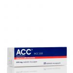 ACC 200 mg tabletki musujące ułatwiające odkrztuszanie, 25 szt. (import równoległy)