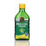 Mollers Tran Norweski płyn z kwasami omega-3 o aromacie cytrynowym, 250 ml