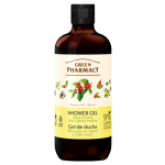 Green Pharmacy żel pod prysznic, masło shea i zielona kawa, 500 ml