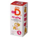 ApoD3 Krople z witaminą D dla noworodków, dzieci i niemowląt, butelka z pompką 10 ml