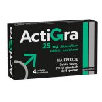 Actigra 25 mg tabletki na erekcję, 4 szt. 