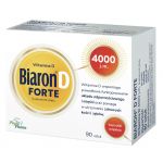 Biaron D Forte 4000 j.m. kapsułki z witaminą D, 90 szt.