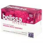 Belissa Intense  tabletki ze składnikami wzmacniającymi kondycję włosów skóry i paznokci, 50 szt. 