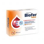 Biofer Folic tabletki z żelazem o zwiększonym wchłanianiu, 60 szt.
