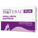 Biotebal Plus tabletki z biotyną wspierającą wzrost włosów i paznokci, 30 szt.