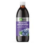 EkaMedica Borówka amerykańska płyn bez dodatku cukru i substancji konserwujących, 500 ml