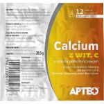 Calcium z wit. C APTEO tabletki musujące o smaku pomarańczowym, 12 szt.