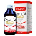 Calcium HASCO syrop na niedobór wapnia o smaku truskawkowym, 150 ml