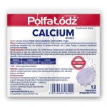 Calcium tabletki musujące o smaku naturalnym, 12 szt.