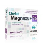 Chelat Magnezu + B6  kapsułki ze składnikami wspierającymi funkcjonowanie układu nerwowego i mięśni, 60 szt.