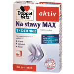Doppelherz aktiv Na stawy Max tabletki dla osób pragnących zadbać o stawy, ścięgna, kości, 30 szt.